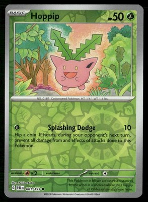 Hoppip 001/193 Common Paldea Evolved Pokemon Reverse Holo Near Mint