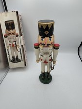 14 Inch Tall Vtg China Nutcracker In Original Box