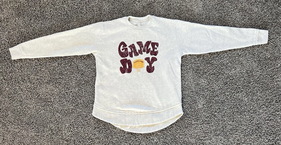 Редкая женская/женская белая толстовка Live & Tell Cleveland Cavalier's Game Day S - Изображение 2 из 4