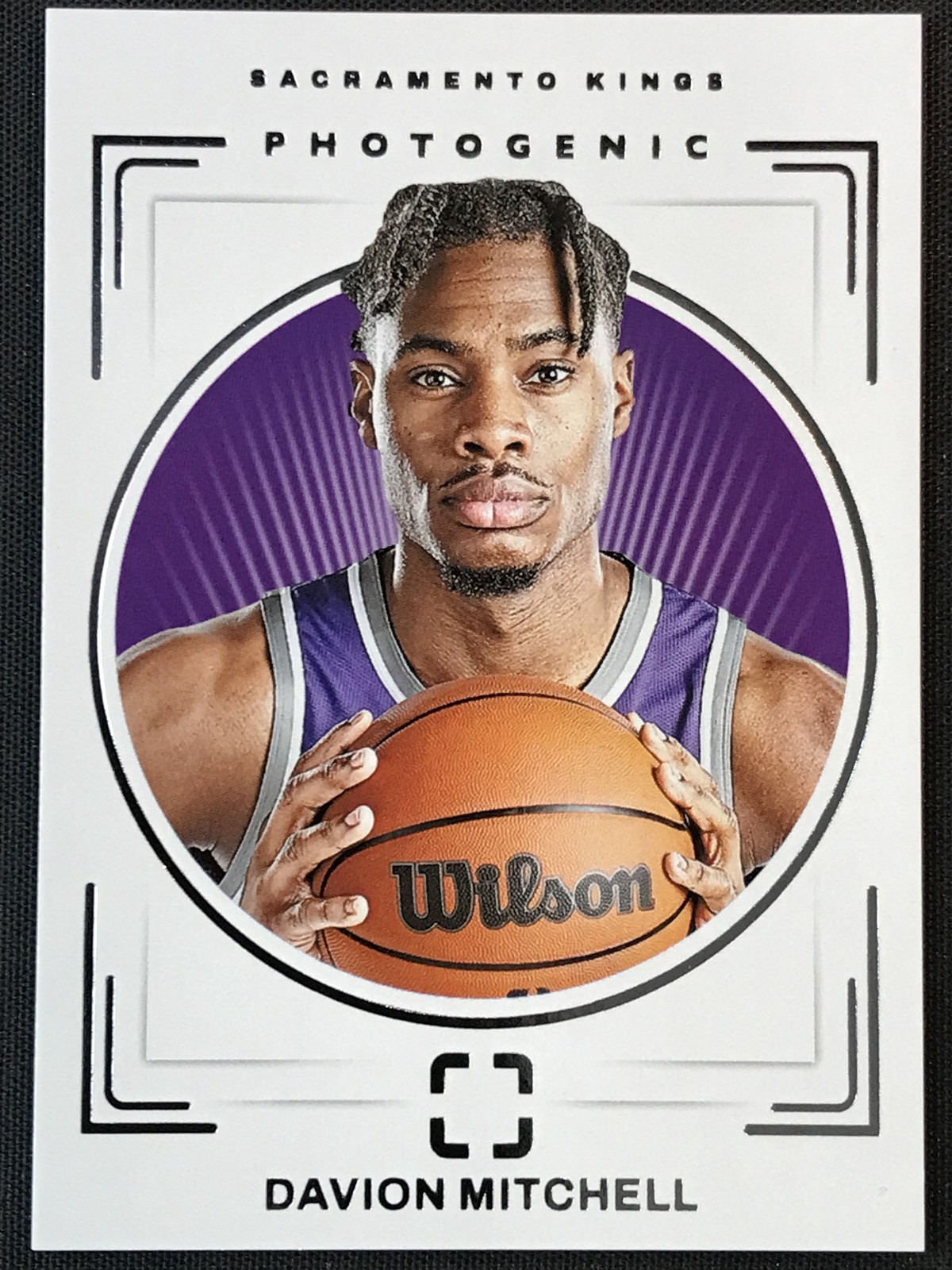 2021-22 Panini Photogenic #6 Davion Mitchell Sacramento Kings Rookie Focus RC