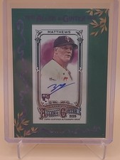 2025 Topps Allen & Ginter - Framed Mini Autographs Zebby Matthews #MA-ZM...