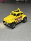 Vintage 1983 ,Hot Wheels,Black-wall ,Volkswagen Baja Bug, Yellow