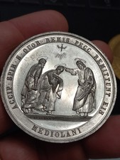 Medaglia Milano 1855 FDC Giubileo Ordinazione Regno Lombardo Veneto con SCATOLA