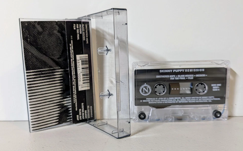 SKINNY PUPPY: Remission - RARE CASSETTE TAPE - Industrial Foto 3 de 3