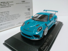 Minichamps 1:43 Porsche 911 GT3RS 991.2 2018 Blue sports resin car model