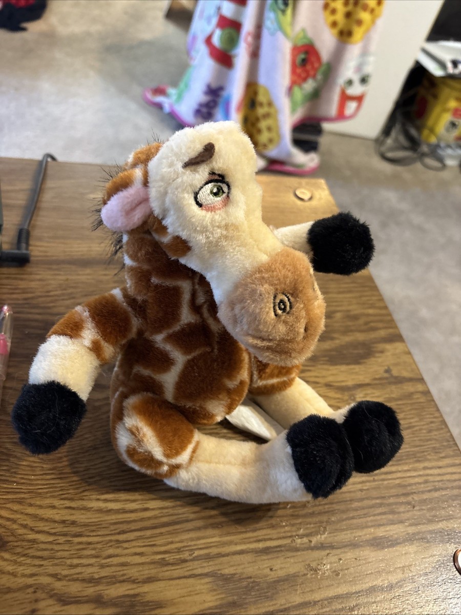 2005 Dreamworks Madagascar Plush Melman Giraffe 8'' t Sitting