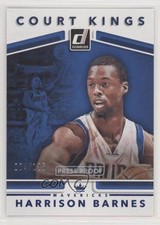 2017 Panini Donruss Court Kings Press Proof Blue 4/125 Harrison Barnes #18 0b0