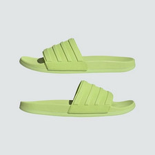 size 17 Adidas unisex Adilette Comfort Slide Sandal Pulse Lime US Men