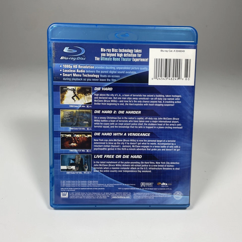 Die Hard: The Ultimate Collection Blu-ray Disc 4-Disc Set - Image 2 of 4