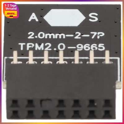 TPM 2.0 Modul 14-Pin für Computer Motherboard 2,0mm Abstand Chip Encrypted Board