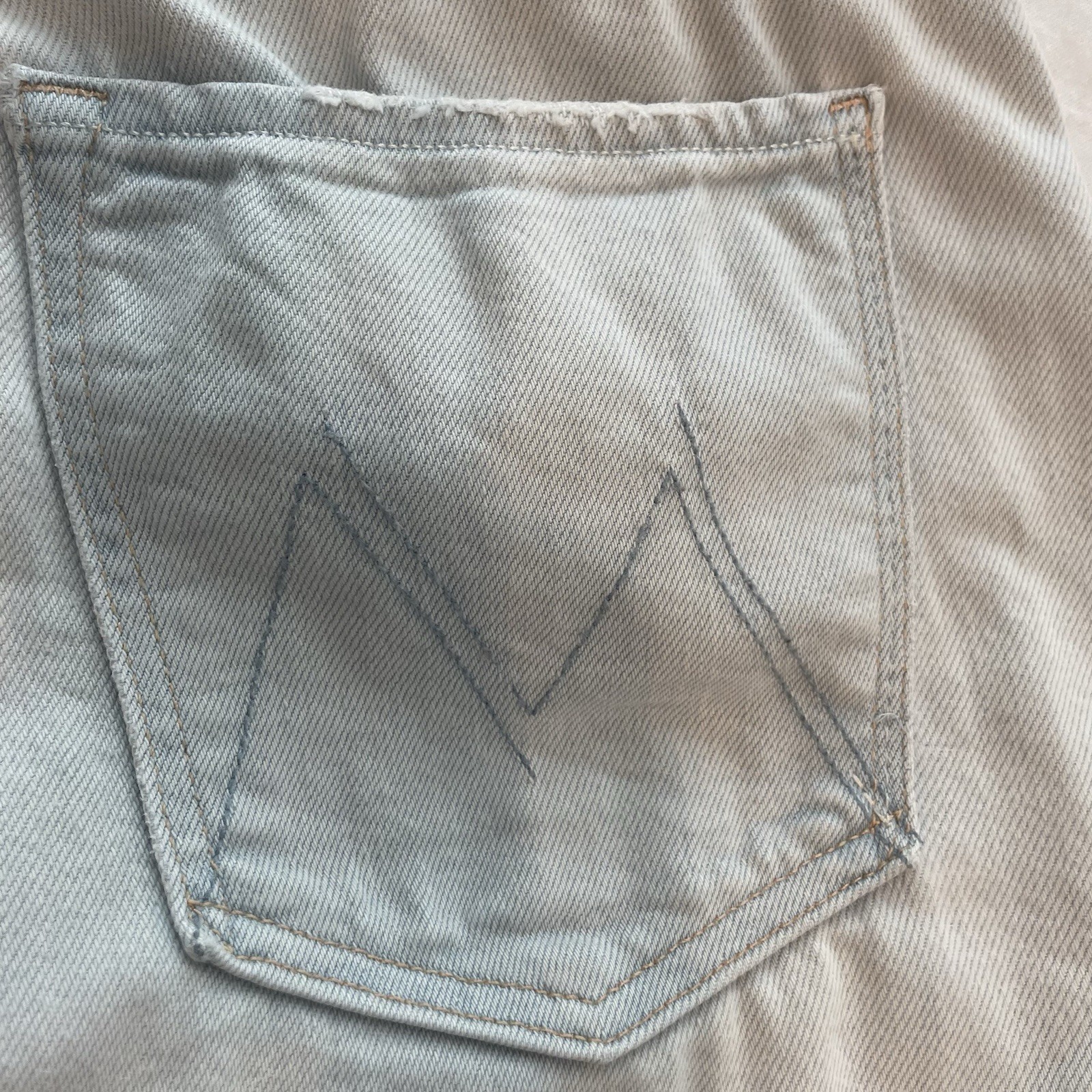 $265 MOTHER The PIXIE TOMCAT ANKLE Button Light P… - image 10