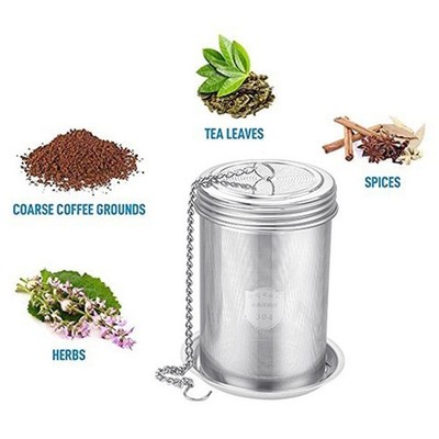 Stainless Steel Tea Infuser Reusable Mesh Filter Cooking Strainer For Home