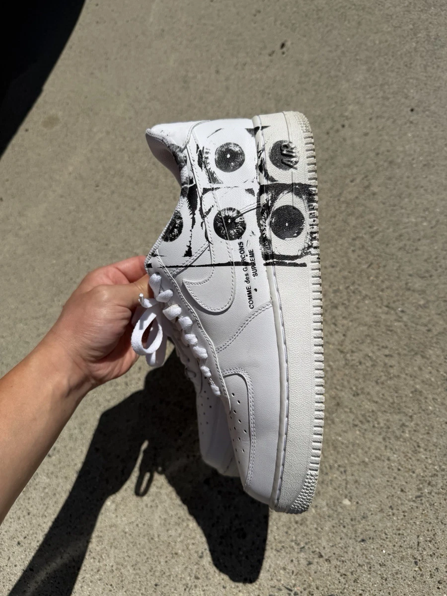 Nike Supreme x Comme des Garçons SHIRT x Air Force 1 Low Eyes for
