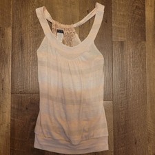 Large Lace Back Tank Top