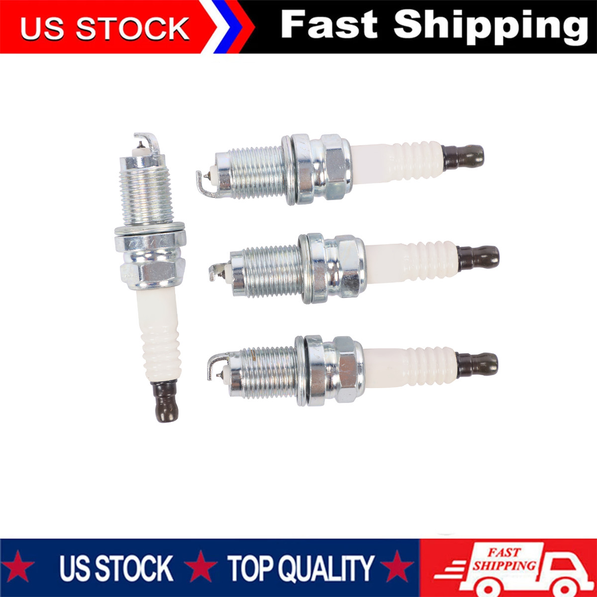 4PCS Iridium Spark Plugs IZFR6K11 Fit Honda Accord Civic Acura MDX RSX RL TL