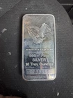 Engelhard 10 Troy Oz .999+ Fine Silver Bar Bullion Serial C799887