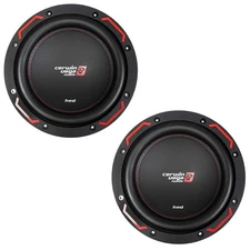 2X Cerwin Vega H7124D 12" 1400W Dual 4 Ohm Subwoofers HED Series Black