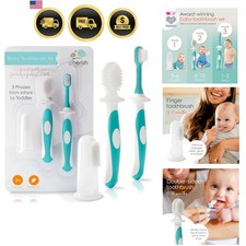 Baby Toothbrush  Toddler Toothbrush Set 0-2 - BPA-Free  Safety-Tested, 202...