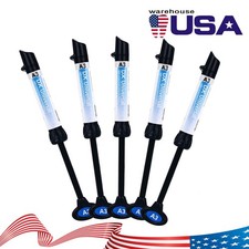 5Pcs Dentex Dental Universal Light Cure Composite Resin A3 Shade 4g/Syringe