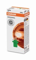 10X Osram 2W Kunststoffsockel Faltschachtel 12V Original