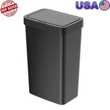 Touchless Motion Sensor Trash Can 13 Gallon Hands Free Kitchen Waste Bin New