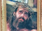 Lenticular Flicker Picture Jesus on Cross, Eyes Open & Close, "INRI" 8 x 6 — photo 6