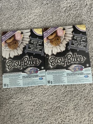 Easy-Bake Chocolate Chip & Pink Sugar Cookies Refill Mix Set Of 2 Packs 3.2 Oz  