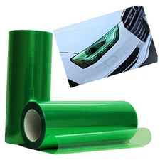  12 X 48 Inches Self Adhesive Headlight, Tail Lights, Fog Lights Tint Green