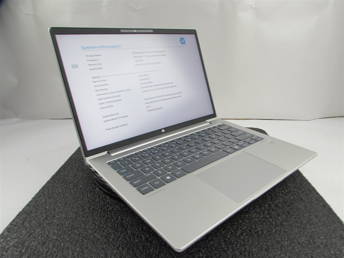 HP PROBOOK 445 (G11) AMD RYZEN 7 7735U 256GB SSD 16GB RAM AMD GPU