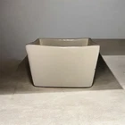 Vintage Haeger Cream Bisque Pottery Planter 3878 USA Mid Century 6” x 4” Matte