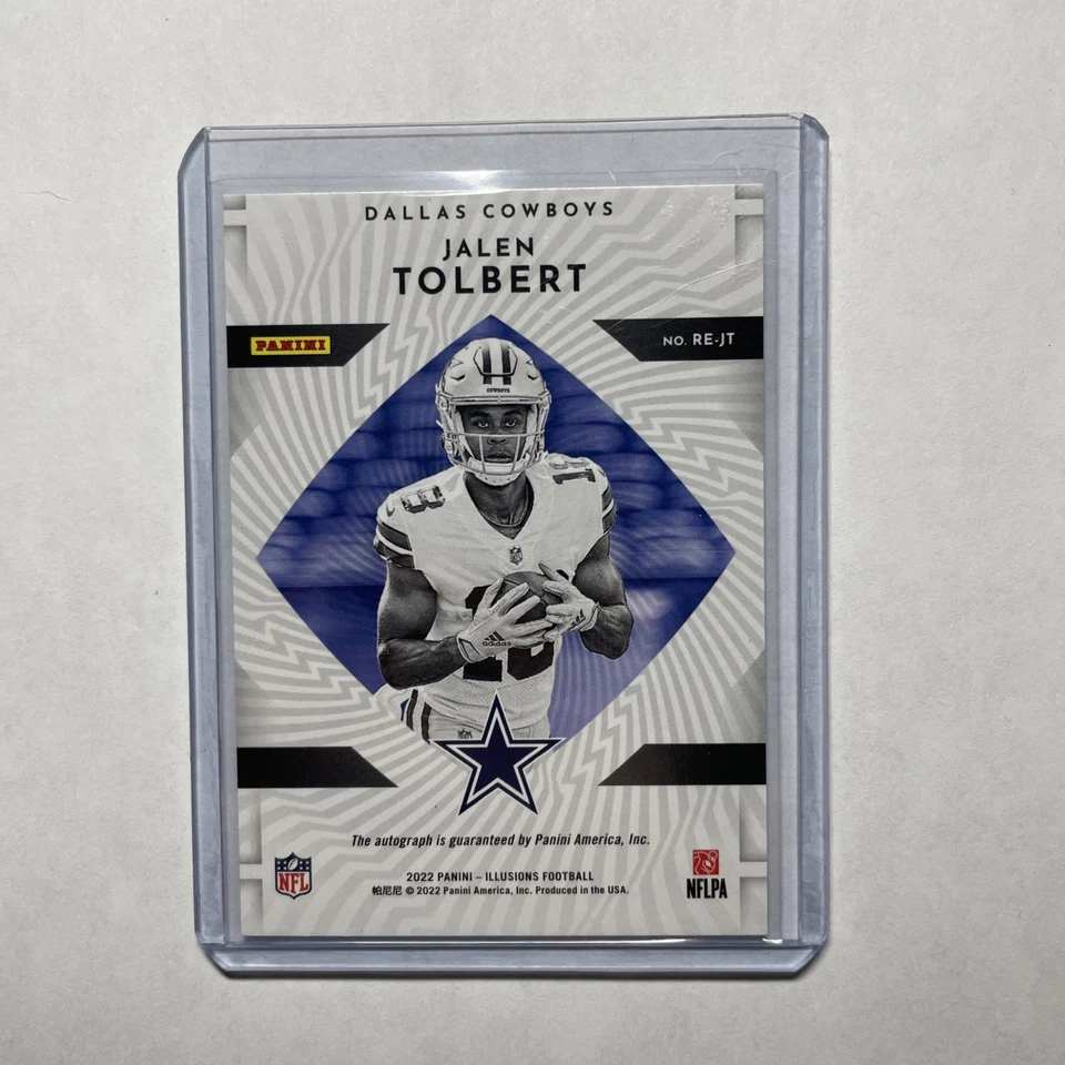 2022 Panini Illusions - Rookie Endorsements Jalen Tolbert #RE-JT /50 (AU, RC) - Image 2 of 2