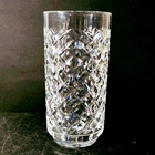 VINTAGE WATERFORD ALANA FOOTED VASE, Cut Lead Crystal, 6 in, Made in Ireland