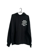 ASSHOLES*S Men's Live Forever Pullover Hoodie Sweatshirt Size Large