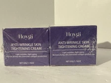 HOYGI - ANTI WRINKLE SKIN TIGHTENING CREAM ANTI AGING 1.76 oz LOT OF 2 SEALED