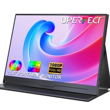 Portable Monitor 15.6'' FHD 1080P Laptop Monitor Computer External Screen USB C