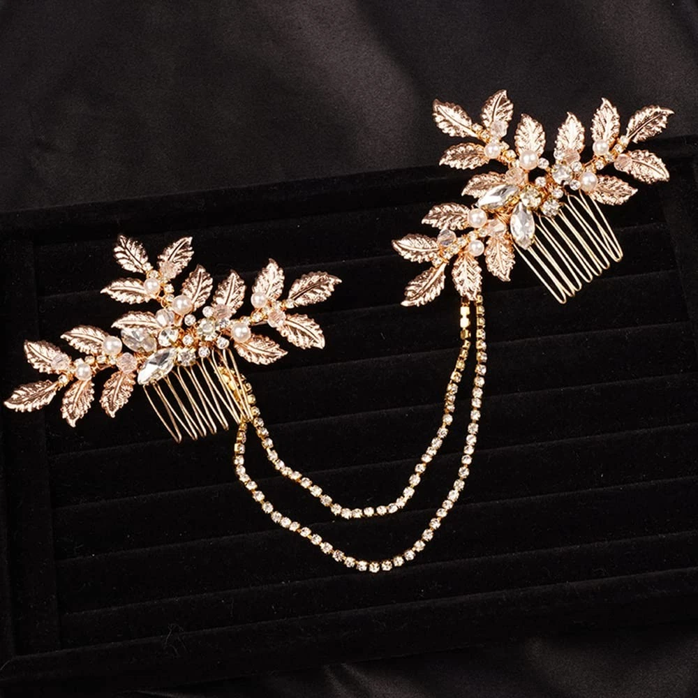 Glass Gold Headband Hair Accessories for Women for sale | eBay display picture 1