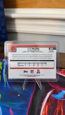 ケイレブ・ウィリアムズ ボブルヘッド 2025 Topps Chrome Caleb Williams Football Leather Refractor #52