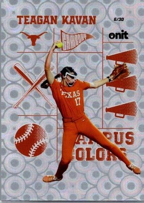 2026 ONIT NIL Texas Softball #CC-14 Teagan Kavan Campus Colors Light Holo 6/30