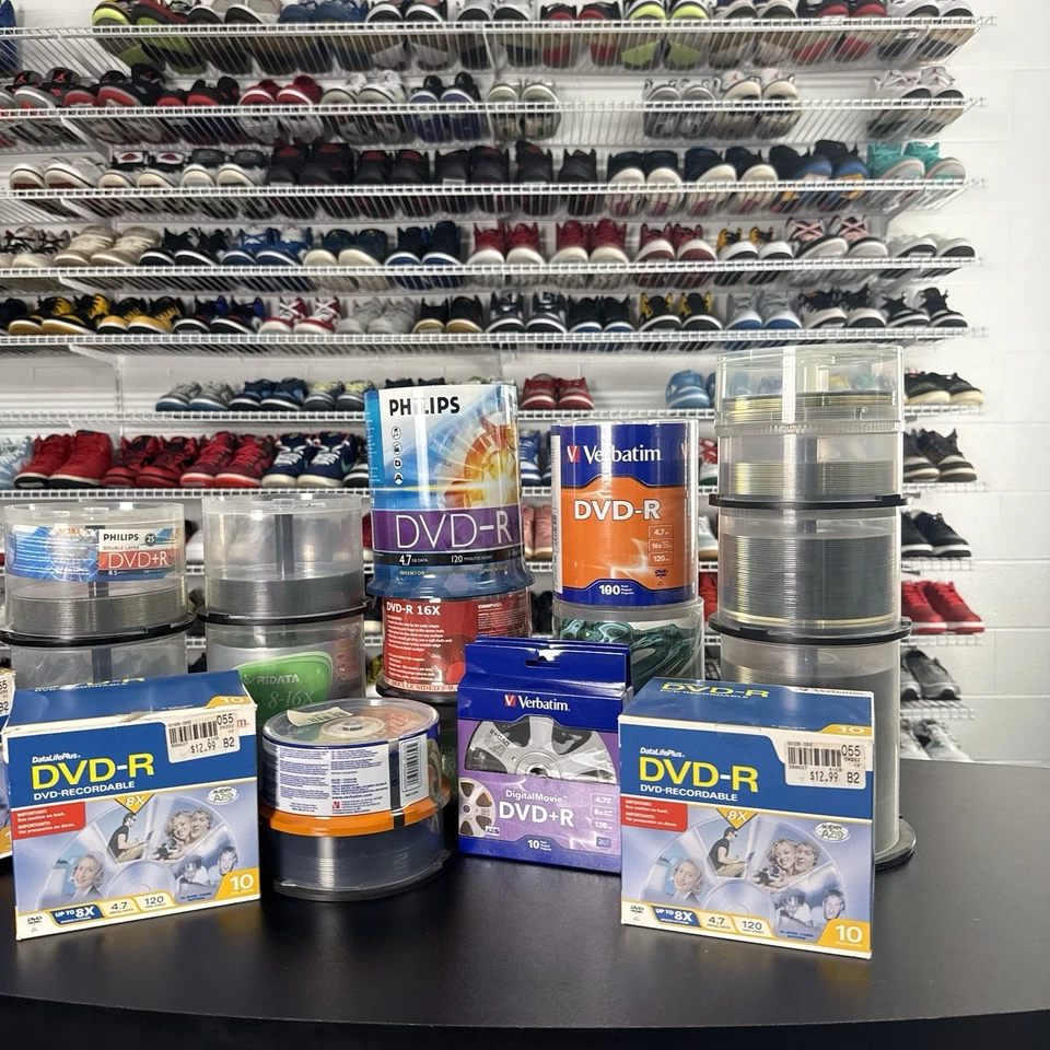 Huge Lot Of Multi-Brand DVD+R Blank CDs Some Unopened Some Opened - Image 3 of 4