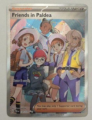 Friends In Paldea 137/131 Full Art Pokemon Prismatic Evolutions Holo