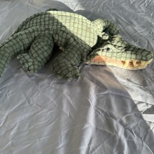 FOLKMANIS FOLKTAILS Full Body 22" ALLIGATOR Hand Puppet Plastic Teeth Vintage