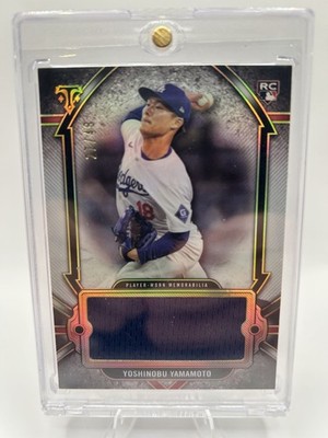 2024 Topps Triple Threads - Single Jumbo Relics Yoshinobu Yamamoto RC Foil /48