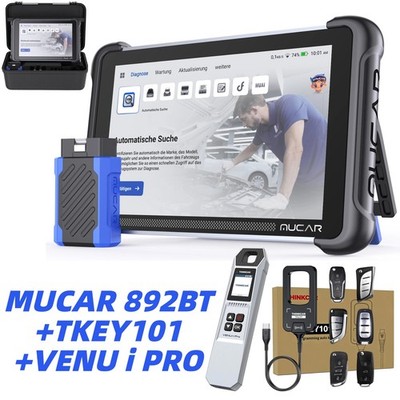 MUCAR 892BT KFZ OBD2 Scanner diagnostic TPMS Key Programming ECU Coding 35 RESET