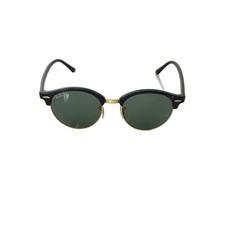 Ray-Ban Sunglasses Black Plastic Green Men's RB4246 CLASSIC CLUBROUND
