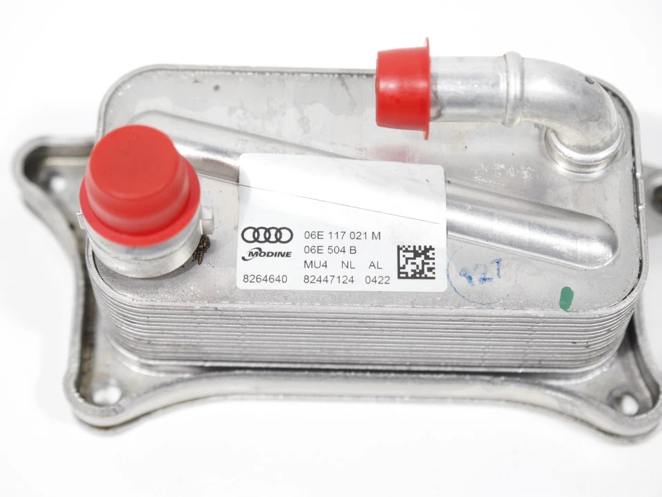 Audi A6 Quattro C7 2012-2018 3,0 L V6 AWD motor enfriador de aceite 06E117021M OEM Foto 4 de 4