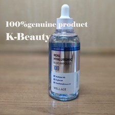 WELLAGE Real Hyaluronic Blue Ampoule 100ml (3.38 oz) Facial Serum K-Beauty