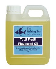 Image of Tutti Frutti Flavoured Oil 1ltr - Fishing Bait, Carp, Bait Dip - 1 Litre