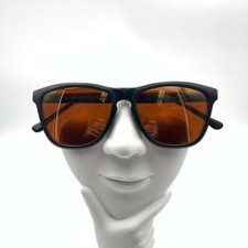 Vintage Gary Hall Eagle Black Oval Sunglasses Japan FRAMES ONLY