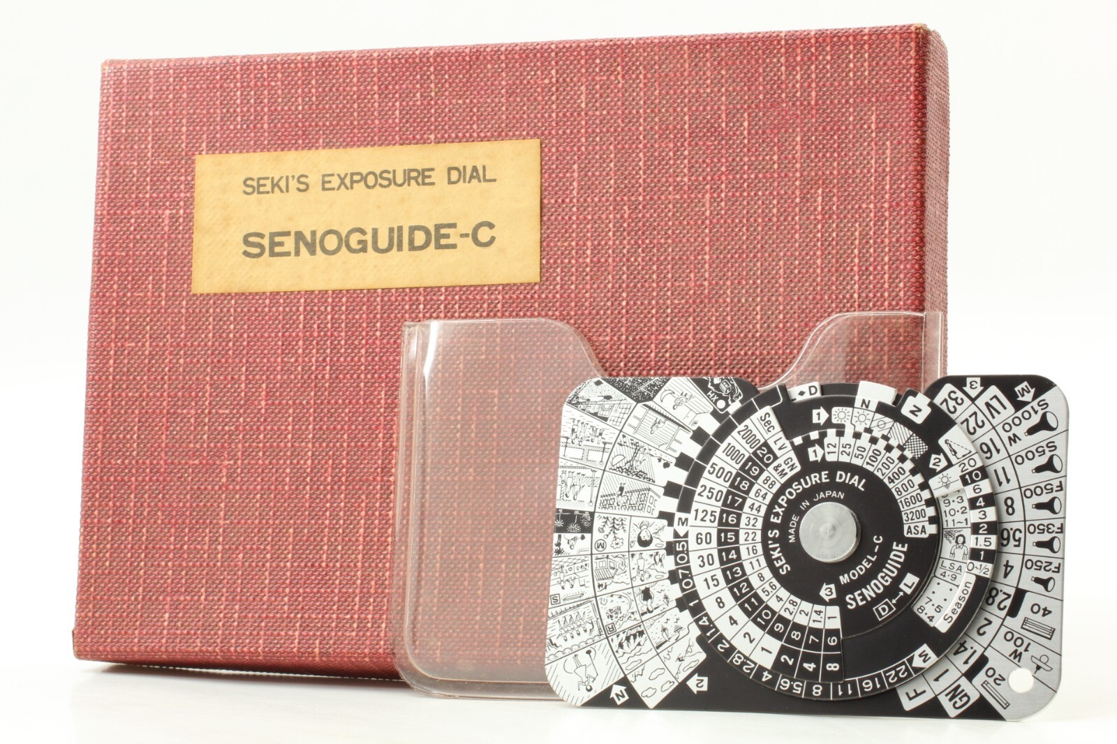 "TOP MINT+++ w/ Box" SEKI's EXPOSURE DIAL MODEL-C SENOGUIDE From JAPAN #421