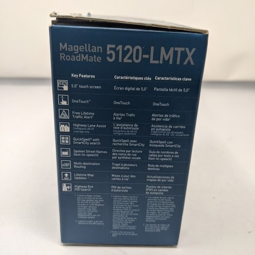 Magellan RoadMate 5120-LMTX Automotive GPS Bundle Lifetime Map Updates -No Mount - Picture 13 of 14